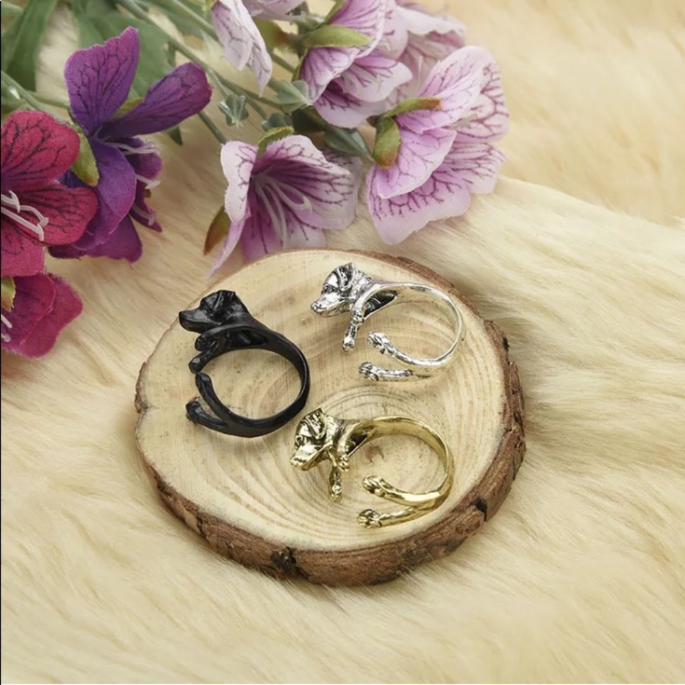 🔴All Colors Lab Retriever Wrap Ring Puppy Ring - Picture 3 of 8